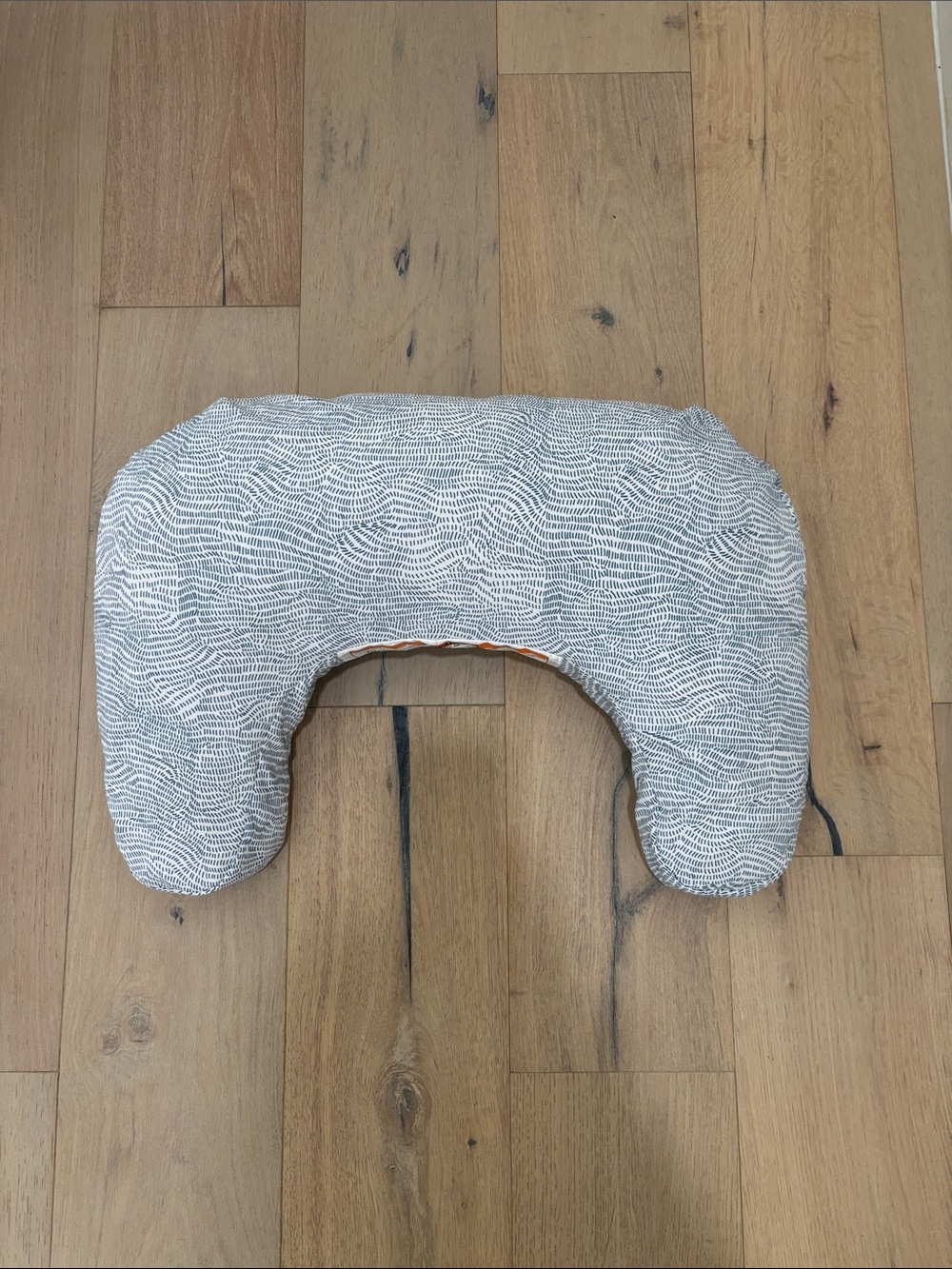 Boppy Neutral Wave-Pattern Nursing Pillow